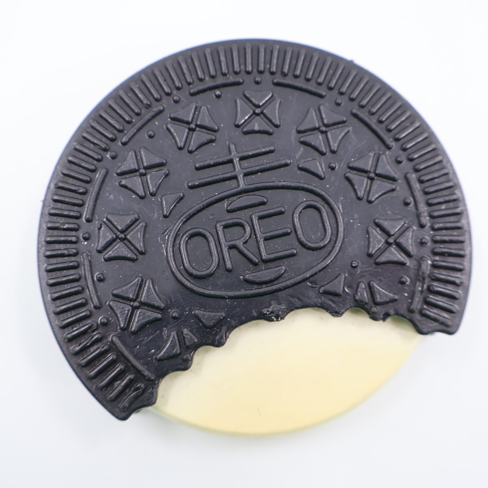 Realistic Faux Fake Play Food BIG 3"‎ OREO COOKIE BITE MISSING RARE HTF